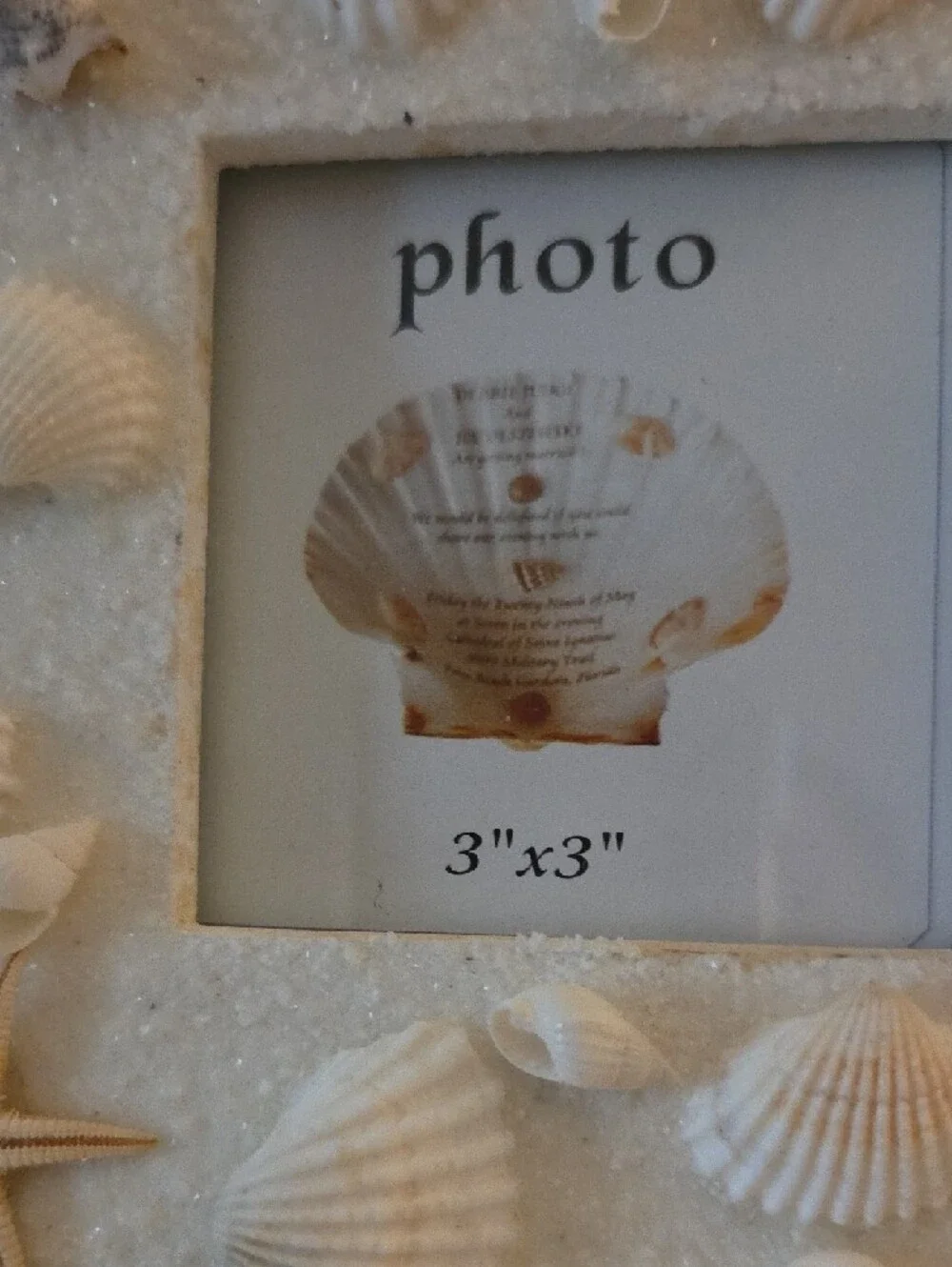Ceramic Shell Photo Frame - Picture 8 of 11